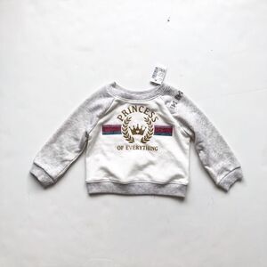 The children’s place NWT princess sweatshirt 12-18